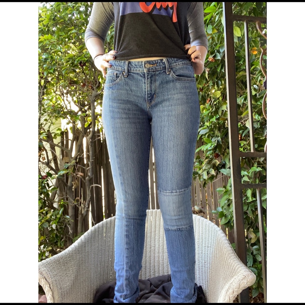 Levi Skinny Jeans with Tons of Unique Detail